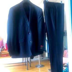 Men’s pin striped two piece suit. Beautiful